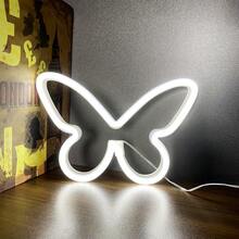 1 件霓虹牛头标志装饰灯，LED 霓虹灯电池或 USB 供电，家居装饰、派对装饰、庭院装饰、酒吧、露营、生日、求婚、周年纪念、游戏室、情人节、母亲节、圣诞节和其他节日装饰和礼物 - 白色 - 查看 32