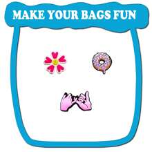 28 piezas Accesorios DIY de encanto de color rosa Serie para decorar bolsos de playa, accesorios de moda, gran regalo para Navidad, fiesta de cumpleaños, accesorios de playa, artículos esenciales de vacaciones, accesorios de verano