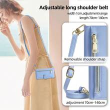 keyunfei 多功能智能手机保护壳,蓝色,卡槽,肩带,腕带,拉链钱包,磁扣,支架,翻盖,皮革设计,兼容 16/16E/15/14/13/12/11/Pro/Max/Plus/XR/XS/Galaxy S25/S22/S21/20/S24/S23 Plus/Ultra/FE/EDGE、A 系列、MOTO E20、Pixel 9/7A/6A、Mate 20 Pro、P30/P20/P40 Lite、POCO 系列防水防震防摔防刮全覆盖 - 藍色 - 查看 7