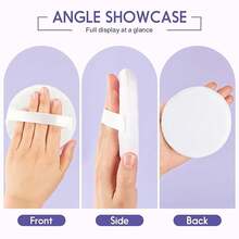 THE Owder Puff, 4.33'' Powder Puff For Body Powder,Large Body Powder Puff,Body Powder Puff And Container - 1 Count (Pack of 2) - 查看 4