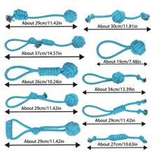 Juguetes de cuerda pequeños adecuados para perros pequeños, juego de juguetes de cuerda interactivos para mascotas, incluye beneficios de entrenamiento divertido y limpieza dental, juguetes de cuerda resistentes para masticadores agresivos, kit de juguetes de cuerda dental resistente para perros medianos, juego de 10 juguetes de masticación y tirones indestructibles para cachorros en etapa de dentición