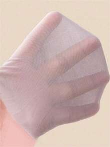 9 paires de chaussettes d'été invisibles - faites de fibre de soie glacée, de nylon et d'un mélange élastique, conception de poche de orteil ultra-fine, antidérapante, pour un usage décontracté au printemps et en été