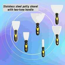 Multi-Specification Putty Spatula, Spatula, Kitchen Cleaning Spatula - Multicolor - View 6