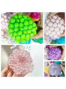 1/2/3 piezas Pelotas de estrés de colores para adultos, pelotas con forma para que los adultos las manipulen para aliviar el estrés, pelotas adhesivas de manipulación, pelotas de apretón de colores