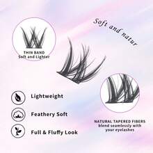 Eyelash Extensions Kit, Jumbo Pack, Professional Quality Lash Extensions For DIY Personal Use At Home, Easy Application