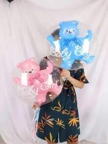 2 quả bóng bay tiết lộ giới tính em bé, dành cho bé trai hoặc bé gái, thích hợp cho tiệc mừng em bé chào đời, trang trí sinh nhật, trang trí gấu bông, đồ dùng tiệc tùng. - Nhiều màu - Xem 2