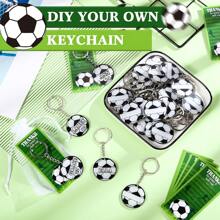 3/9/18/36pcs Soccer Club Acrylic Keychain Pendant Accessory Football Accessory Keychain Pendant Football Party Bag Fillers Thank You Gifts For Sports Enthusiasts Men Bag Gift Souvenir Football Gifts Key Chain Set Shoe Keychain For Men Gift Souvenir Gifts For Men Gift Set