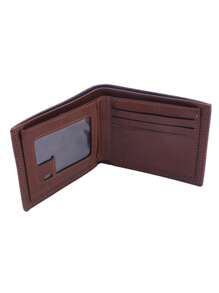 1pc Men's Fashion Simple Wallet Card Bag, Business Horizontal Short Wallet, Fashionable Large Capacity Wallet, Portable Credit Card Wallet