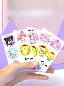 Sanrio 36/72/108pcs Sanrio Long-Lasting Mosquito Repellent Stickers. These Stickers Can Be Attached To Clothes, Backpacks, And Tents. They Are Portable And Protective For Outdoor Camping And Travel. The Colorful Cartoon Animal Patterns Are Eye-Catching And Cute. They Are Gentle, Suitable For Mosquito Repellent In Spring And Summer, Baby Park Outings, And Night Outdoor Insect Prevention School Supplies,Back To School