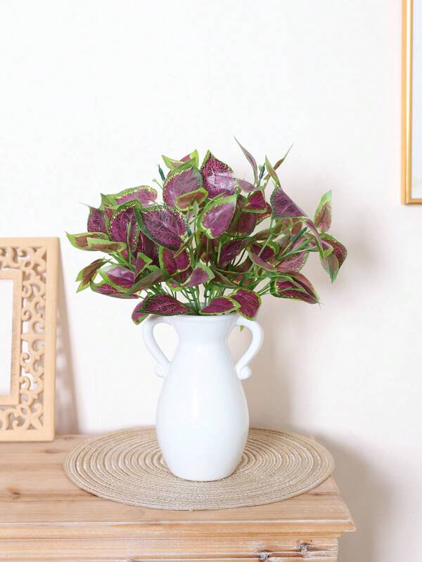 1pc Artificial Basil/Green Basil Plant Decor - Decoration For Hotel Lobby Desk, Home Room, Windowsill, Garden Vase Filler