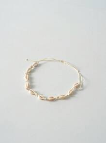 Tropiscape New Arrival Natural Shell & White Turquoise Starfish Necklace, Fashionable Handwoven Pendant Necklace Vacay Vibes Vacation Relax Beach Autumn Christmas Christmas Winter Christmas Gifts