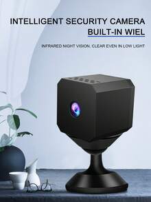 F1隐藏式智能摄像机 1080P WiFi安防监控摄像头 配备视频夜视、移动侦测、应用程序控制 适用于室内外车辆及户外录像、猫狗监控/居家/录像/执法取证（摄像机内置电池仅起辅助作用，长期使用需要插上电源线！）（TF卡需单独购买） - 彩色 - 查看 3