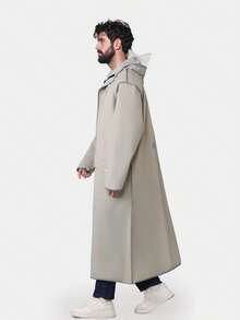 1 pièce Imperméable de longueur pleine corps pour hommes, nouveau design adulte cape de pluie de randonnée coupe-vent