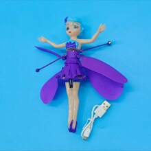 1 pieza - Hada voladora Nuevo 2025 - Dispositivo de vuelo sensorial para niños - Muñeca levitadora - Juguete de avión con control remoto para niñas para uso en exteriores - Regalo de cumpleaños - Juguete de vacaciones - Regalo de Halloween - Regalo de Navidad - Regalo perfecto