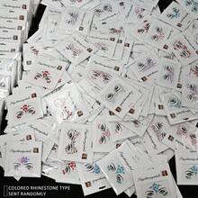 5/10/30pcs Face Jewelry Stickers, Face Gems, Face Stickers, Glitter Rhinestone Jewelry Stickers, Mermaid Face, Mixed Styles, Face Jewelry Stickers, Party Rhinestone Face Stickers, Holiday Decorations (Colors And Shapes Random), Party Accessories, Masquerade Ball Decorations - Multicolor - View 3