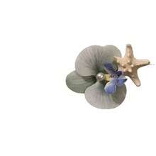 2025 Original [Romantic Island] Summer Seaside Vacation Style Barrettes Butterfly Orchid Starfish Side Clip Hair Accessories - Hồng - Xem 6