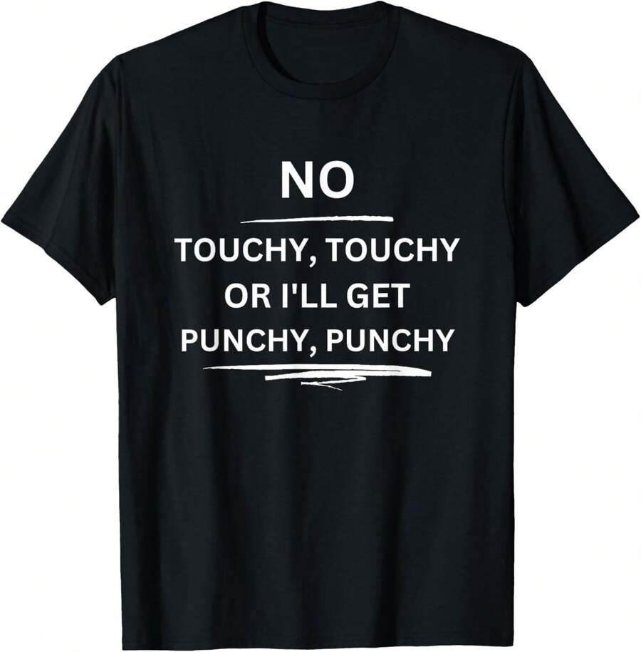 No seas quisquilloso o me pondré irritable, camiseta - Negro - Ver 1