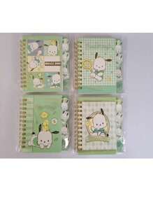 Sanrio 1pc Cute Cartoon Embossed Spiral Notebook, Student Pocket Memo Book, Children Gift Stationery School Supplies,Back To School