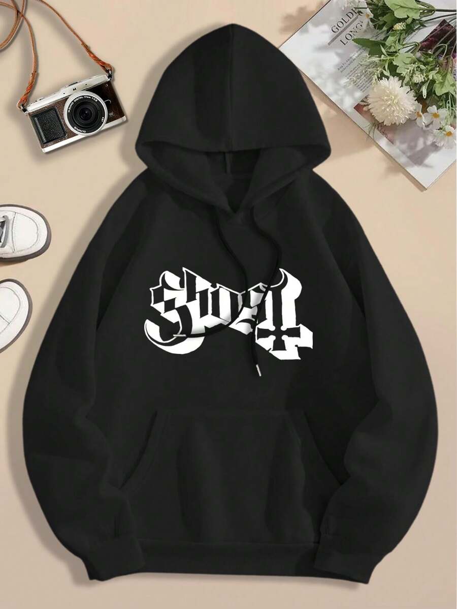Women's Ghost Band Hoodies Large Women Hoodies - Halloween Merch