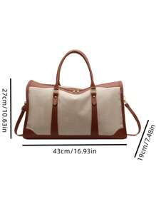 Women's Fashion Shoulder Bag/Crossbody Bag, Large Capacity Casual Versatile Organizer Travel Luggage Gym Bag, Suitable For Outing, Travel, Shopping Bag For School School Accessories School Stuff