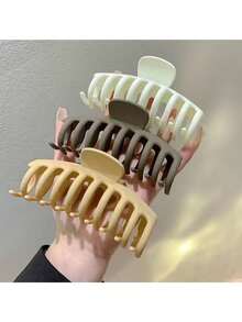 1pc/2pcs/3pcs磨砂大龙骨发夹高档发爪发夹后脑勺发爪返校 - 彩色 - 查看 19