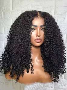 200% 密度无胶蕾丝前部混合真人发假发杰瑞女士卷发波浪假发,13x4 13x6 4*4 5*5 预切蕾丝告别结佩戴即走巴西处女真人发假发 10-36 英寸耐高温纤维合成混合假发,带婴儿头发自然黑色女士分缝假发工厂批发 10-14 英寸鲍勃假发 - 自然色&黑色系 - 查看 2