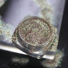 Polvo de mica con brillo multicolor de diamante y camaleón que cambia de púrpura a rojo, usado para arte de uñas, esmalte de uñas, resina epoxi, jabón, velas, bombas de baño, slime