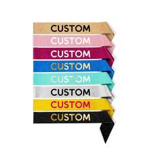 1PC Custom Sash Personalized Glitter Sash Party Accessory For Birthday Wedding Party Celebrations,Graphic Print - Multicolor - View 5