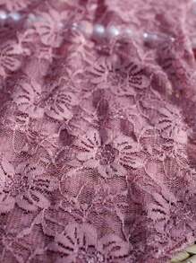 2 pezzi Tutina in pizzo e fascia per neonati, completo di fotografia per bambine con decorazione in tulle, accessorio fotografico per neonati