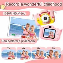 Kids' Camera Toy With Funny Monster Silicone Case, Cute Cartoon Design, Perfect Surprise Gift For Boys & Girls Ages 3-12