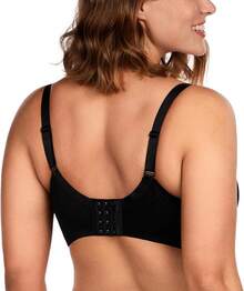 HSIA Minimizer Bras Women Large Bust Full Coverage Lace Plus Size Bra - Scales - Black - View 3