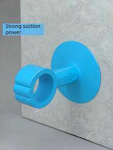 1 pieza Almohadilla de silicona suave y amortiguadora para manijas de puertas, tope de puerta silencioso con almohadilla de pared, tope de puerta de silicona adhesiva