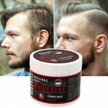FATAZEN 100g 男士头发造型产品哑光发蜡，适合所有发质，强力定型和哑光效果，持久定型，无鳞屑发蜡，编织发胶，不粘腻，自然造型，增强光泽的造型发膏 - 綠色 - 查看 2