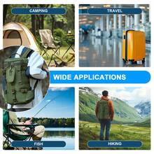 Large Capacity Militarily Tactical Backpacks Waterproof 3-In-1 Fishing Backpack With Flag Patch Multi-Function Outdoor Picnic Tackle Storage Backpack - Green - View 11