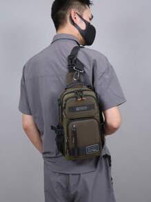 New Men's Multi-Purpose Fashion Chest Bag, Travel Sports Shoulder Crossbody Chest Bag, Lightweight Small Backpack Streetwear
