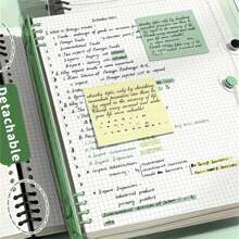 Cuaderno de 60 páginas A5 de cuero suave transparente a granel, con páginas perforadas, tornillo desmontable y diseño impermeable - perfecto para suministros de oficina diarios y estilo minimalista | Cuaderno minimalista | Cuaderno impermeable, Útiles escolares