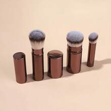 20pcs Professional Makeup Brush Set, With Aluminum Handles - Includes Foundation, Blending, Eyeshadow, Highlight, Concealer, Powder Brushes - Nylon Bristles, Fragrance-Free, Suitable For All Skin Types - Ideal Travel Kit And Gift For Women, Makeup Accessories