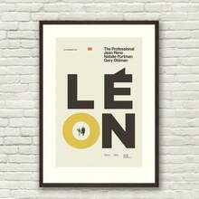 1 件纽约电影风格海报，艺术印刷海报热门电影系列 - 极简主义、中世纪现代、芥末黄、复古家居墙面艺术、黄色现代卧室客厅装饰无框艺术