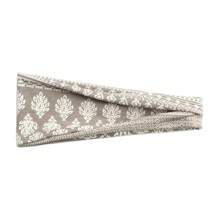 1 Stück Damen Boho Stirnband, geknoteter verdrehter Haarreif, elastischer rutschfester Kopfwickel für Yoga, geometrisches Muster & einfarbiger Polyester Boho Mode Haarband, ganzjährig