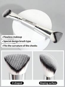 MAANGE Bộ cọ trang điểm chuyên nghiệp cao cấp 4/17 món, làm từ chất liệu tự nhiên và tổng hợp, mềm mại và bền bỉ, bao gồm cọ nền, cọ má hồng, cọ tạo khối, cọ mũi, cọ highlight, cọ chi tiết, bộ dụng cụ trang điểm cầm tay đa chức năng, vật dụng làm đẹp thiết yếu cho sử dụng hàng ngày hoặc khi đi du lịch. - Nhiều màu - Xem 8