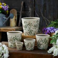 Duży rozmiar Vintage Nordic Style Hydroponic Planter Pot, Kreatywny rustykalny wystrój dla storczyków, Pothos, sukulentów