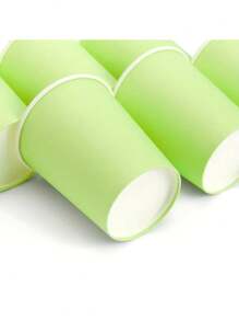 50pcs Disposable Party Paper Cups, Multicolor Paper Drinking Cups For Water, Juice, Coffee Or Tea, Suitable For Weddings, Parties, Picnics, BBQs, Travel, Birthdays And Events