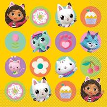 Gabby's Dollhouse 16ct Paper Party Lunch Napkins - 1 - View 1