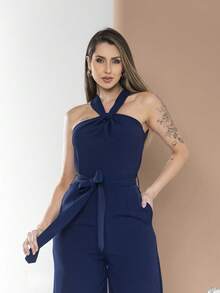 Tailored Overalls M3094 - Navy Blue - View 6