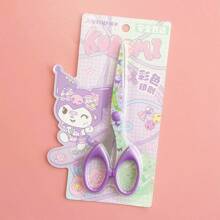 Sanrio 1pc Sanrio Cartoon Cute Scissors, Cartoon Printed Home Office Scissors, Multiple Style Options, Office, DIY Handmade, Good Helper For Home Use