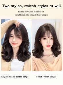 No Need To Wear A Hair Net Wig For Women, Fluffy Curly Hair On The Top Of The Head, Thin Hair Growth, White Hair Cover, Full Head Cover