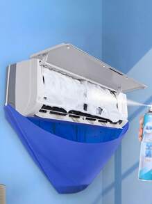 1 pezzo Sacchetto per lavare il condizionatore d'aria, Copertura impermeabile per la pulizia del condizionatore d'aria split, Sacchetto d'acqua per condizionatore d'aria, Sacchetto per la pulizia del condizionatore d'aria con tubo dell'acqua, Sacchetto per l'assistenza al condizionatore d'aria a parete per unità domestiche, casa, hotel, ufficio, strumenti per la pulizia