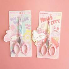 Sanrio 1pc Sanrio Cartoon Cute Scissors, Cartoon Printed Home Office Scissors, Multiple Style Options, Office, DIY Handmade, Good Helper For Home Use