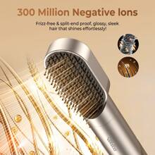UKLISS 1 brosse à air chaud haute vitesse 8-en-1 | Outil de coiffure pliable pour un séchage rapide et des résultats de qualité salon