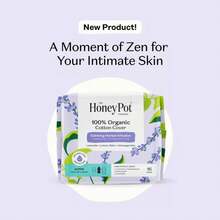 The Honey Pot Company 100% Organic Cotton Cover Calming Herbal Infusion Super Pads - 16ct - 1 - Xem 3